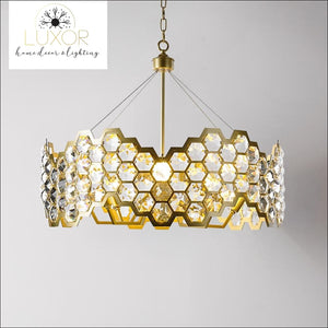 chandeliers Pure Edge Gold Chandelier - Luxor Home Decor & Lighting