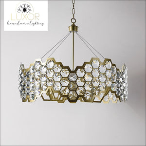 chandeliers Pure Edge Gold Chandelier - Luxor Home Decor & Lighting
