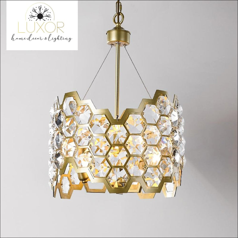 chandeliers Pure Edge Gold Chandelier - Luxor Home Decor & Lighting