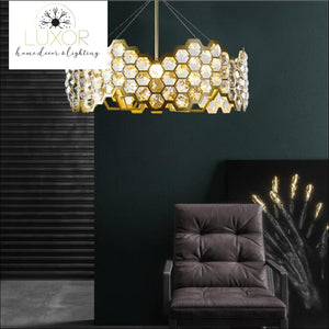 chandeliers Pure Edge Gold Chandelier - Luxor Home Decor & Lighting