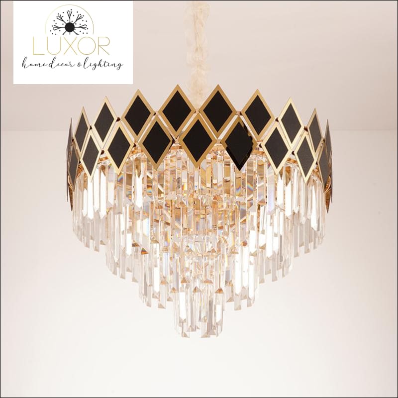 chandeliers Quinn Crystal Chandelier - Luxor Home Decor & Lighting
