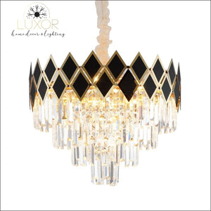 chandeliers Quinn Crystal Chandelier - Luxor Home Decor & Lighting