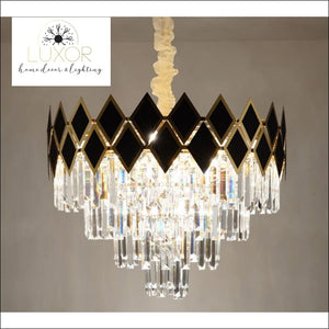 chandeliers Quinn Crystal Chandelier - Luxor Home Decor & Lighting