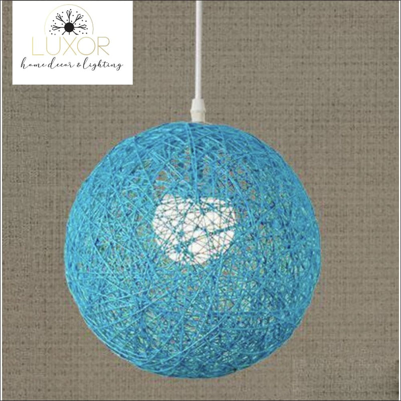 Pendant Lighting Rainbow Vintage Wicker Pendant Light - Luxor Home Decor & Lighting