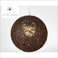 Pendant Lighting Rainbow Vintage Wicker Pendant Light - Luxor Home Decor & Lighting