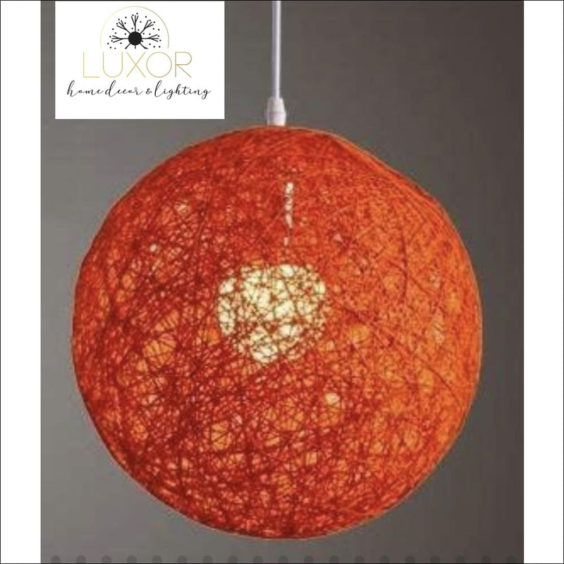 Pendant Lighting Rainbow Vintage Wicker Pendant Light - Luxor Home Decor & Lighting