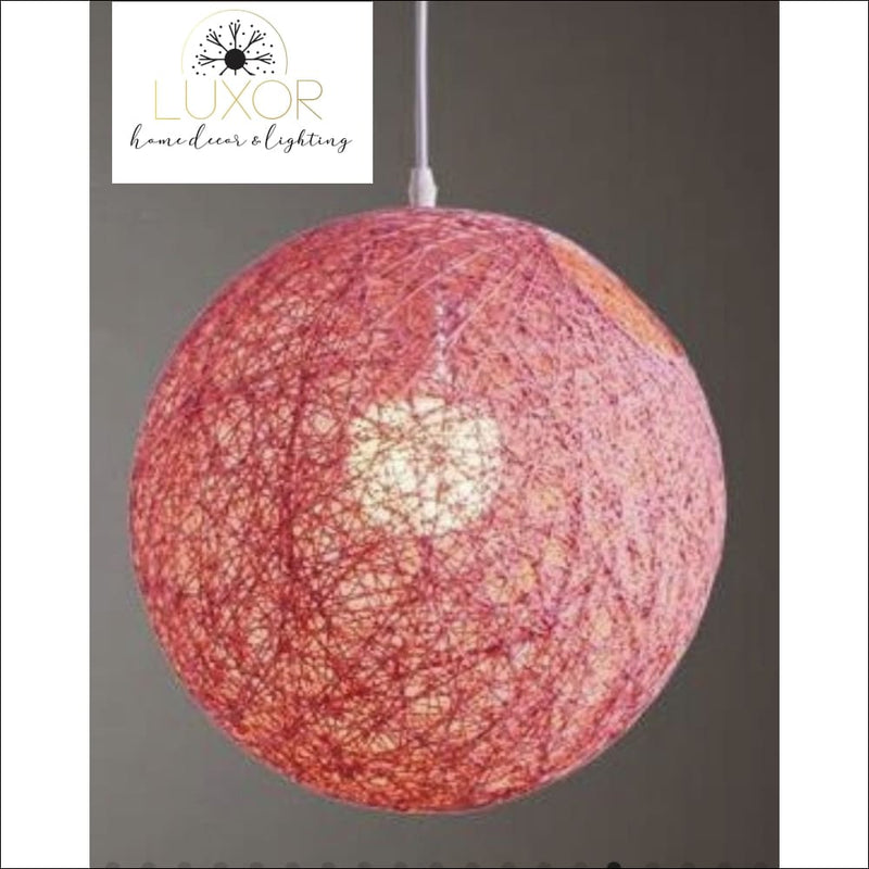 Pendant Lighting Rainbow Vintage Wicker Pendant Light - Luxor Home Decor & Lighting
