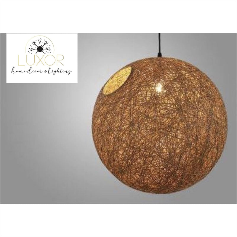 Pendant Lighting Rainbow Vintage Wicker Pendant Light - Luxor Home Decor & Lighting