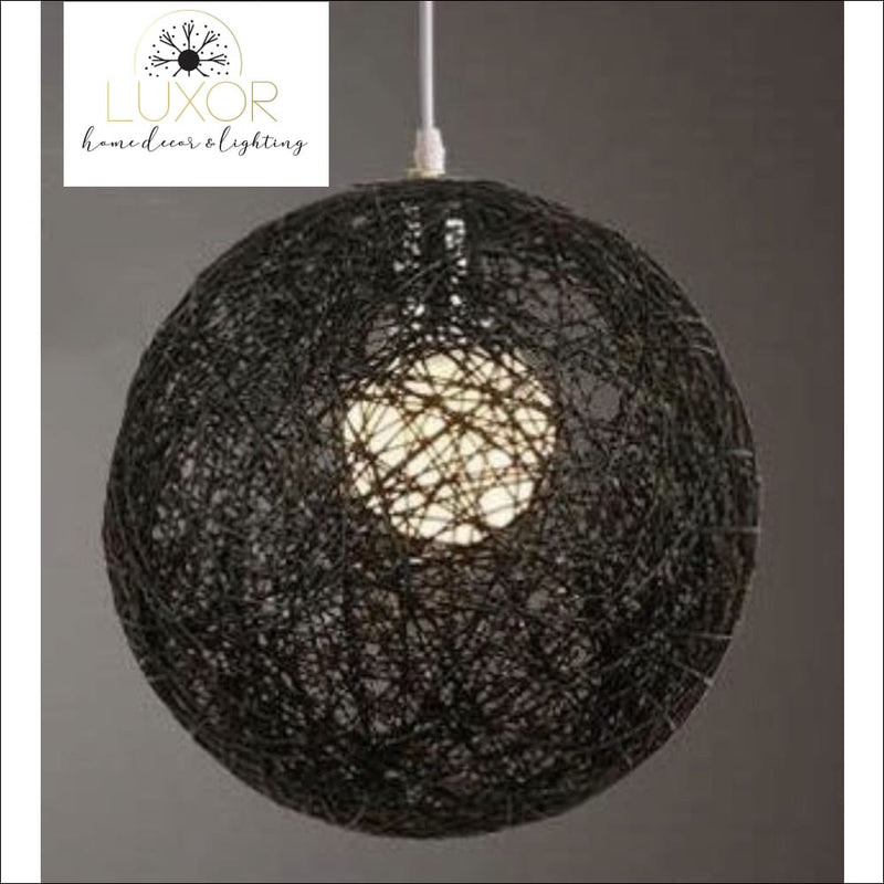 Pendant Lighting Rainbow Vintage Wicker Pendant Light - Luxor Home Decor & Lighting