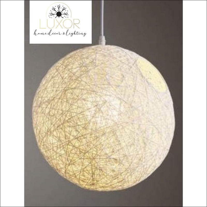 Pendant Lighting Rainbow Vintage Wicker Pendant Light - Luxor Home Decor & Lighting