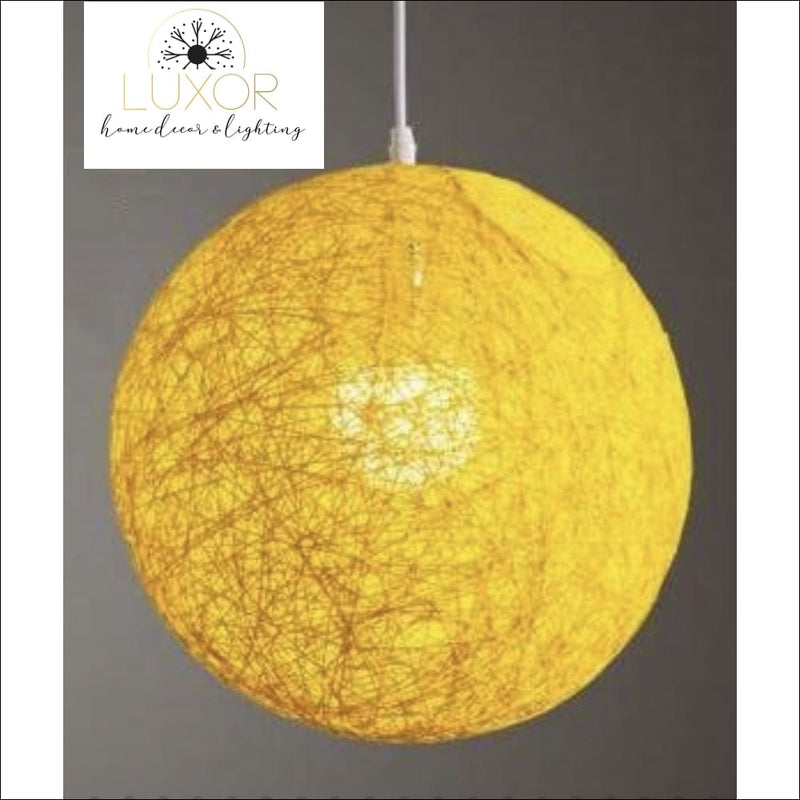 Pendant Lighting Rainbow Vintage Wicker Pendant Light - Luxor Home Decor & Lighting