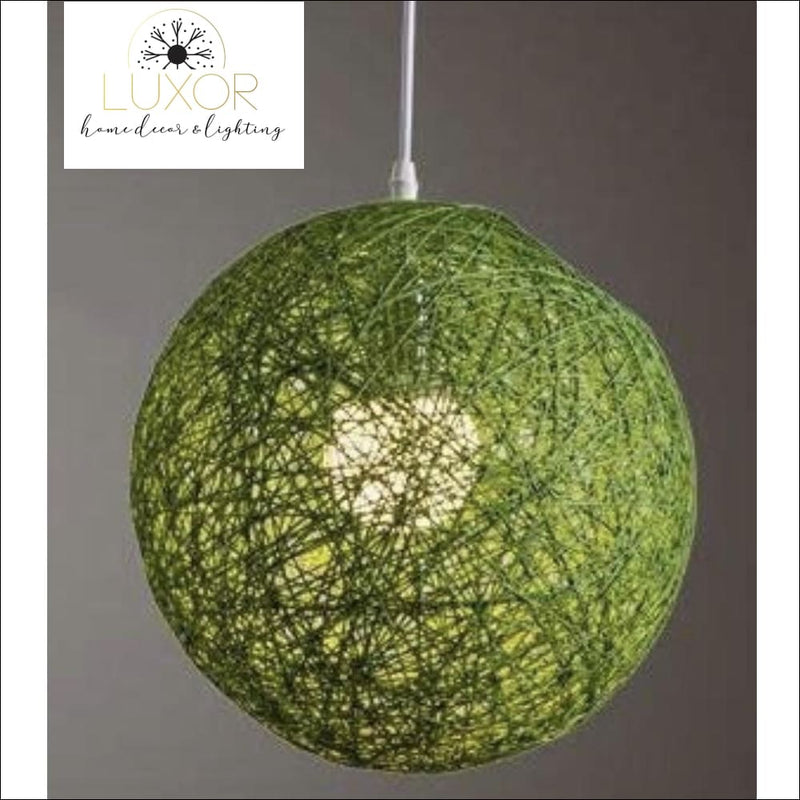 Pendant Lighting Rainbow Vintage Wicker Pendant Light - Luxor Home Decor & Lighting