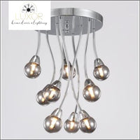 chandeliers Raindrop Glass Pendant - Luxor Home Decor & Lighting