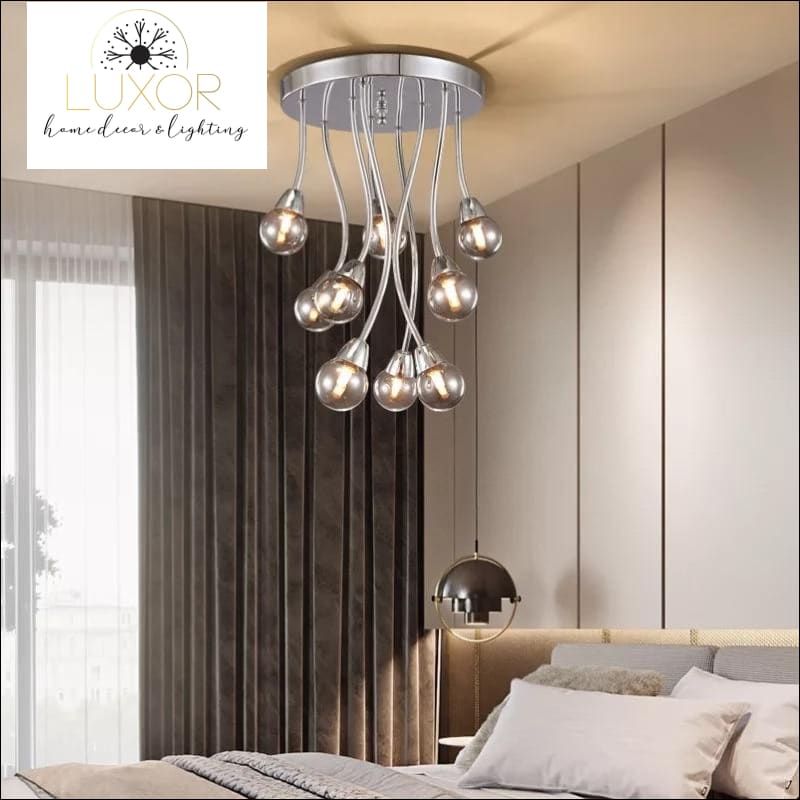 chandeliers Raindrop Glass Pendant - Luxor Home Decor & Lighting