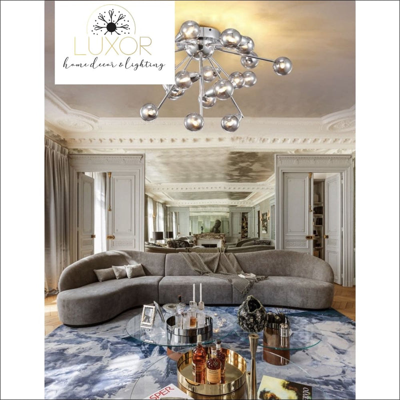 chandeliers Raindrop Glass Pendant - Luxor Home Decor & Lighting