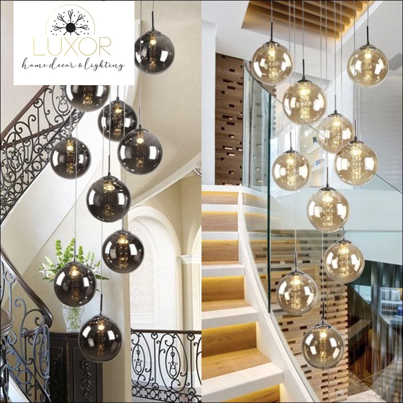 pendant lighting Raven Glass Pendant - Luxor Home Decor & Lighting