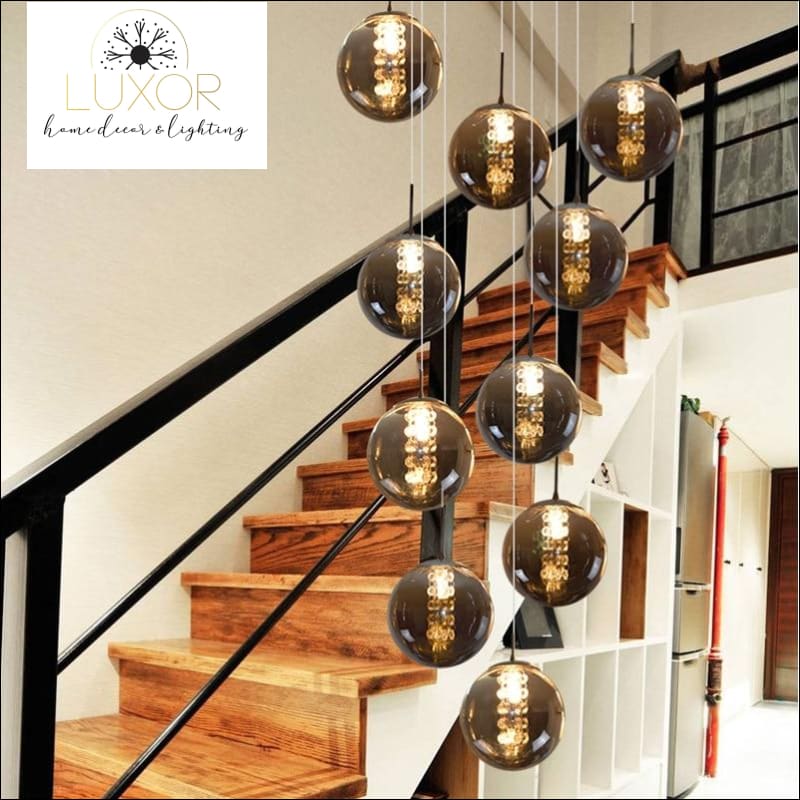 pendant lighting Raven Glass Pendant - Luxor Home Decor & Lighting