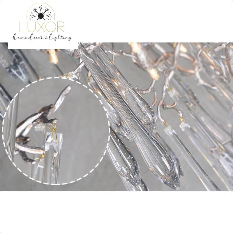 chandeliers Rayna Crystal Modern Chandelier - Luxor Home Decor & Lighting