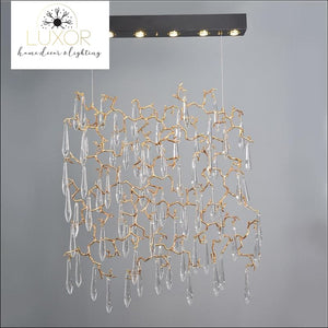 chandeliers Rayna Crystal Modern Chandelier - Luxor Home Decor & Lighting