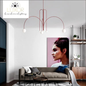 chandeliers Red Art Decor Angler Lamp - Luxor Home Decor & Lighting