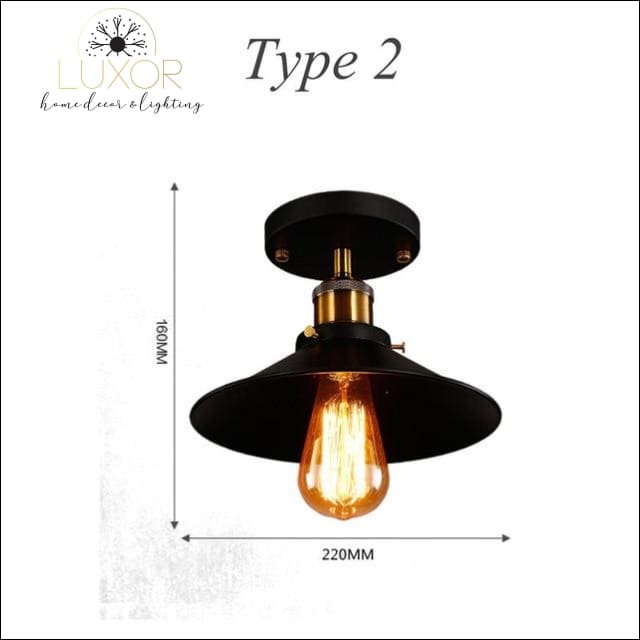 pendant lighting Retro Indoor Pendant Lights Loft Lamp - Luxor Home Decor & Lighting