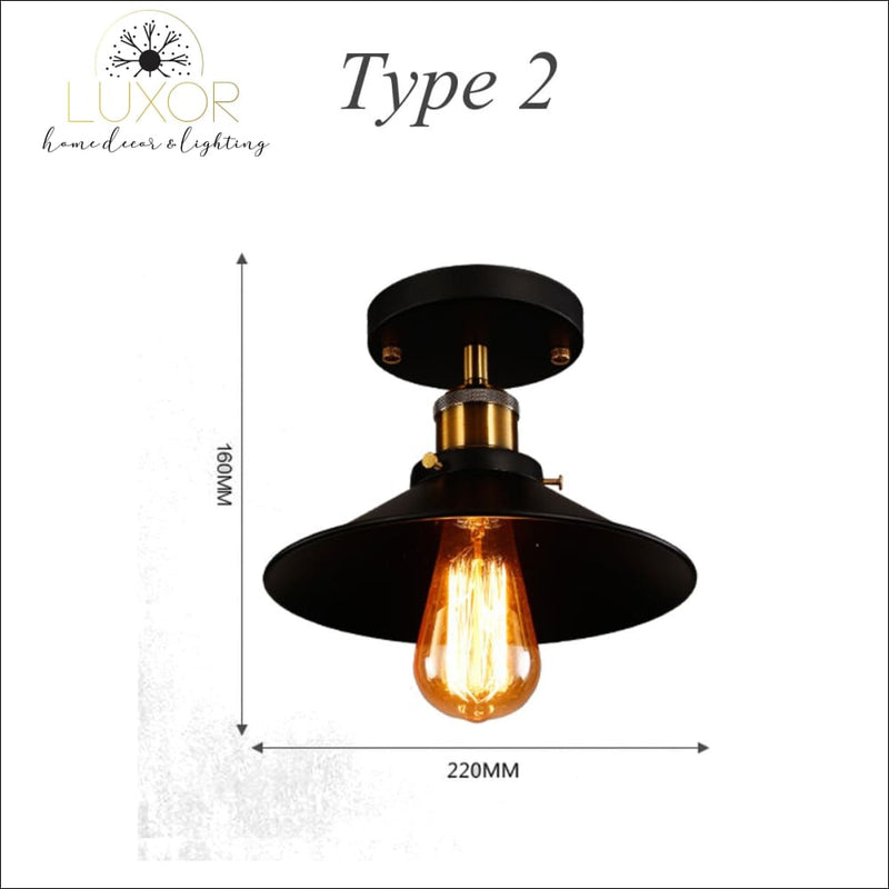 pendant lighting Retro Indoor Pendant Lights Loft Lamp - Luxor Home Decor & Lighting