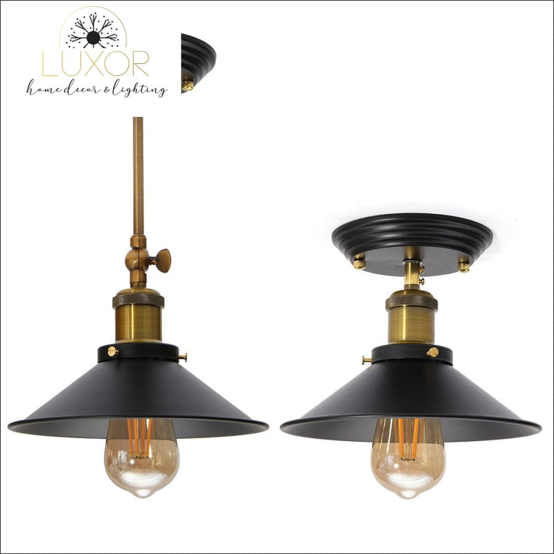 pendant lighting Retro Indoor Pendant Lights Loft Lamp - Luxor Home Decor & Lighting