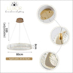 pendant lighting Roland Crystal Pendant - Luxor Home Decor & Lighting
