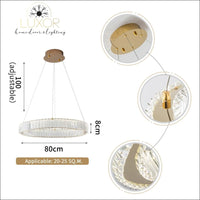 pendant lighting Roland Crystal Pendant - Luxor Home Decor & Lighting