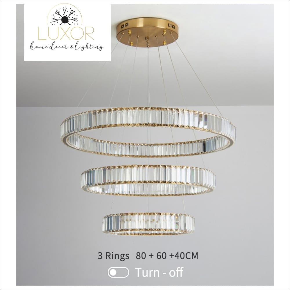 pendant lighting Roland Crystal Pendant - Luxor Home Decor & Lighting