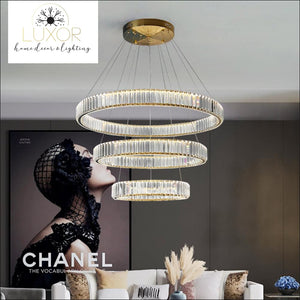 pendant lighting Roland Crystal Pendant - Luxor Home Decor & Lighting