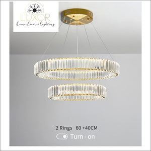 pendant lighting Roland Crystal Pendant - Luxor Home Decor & Lighting