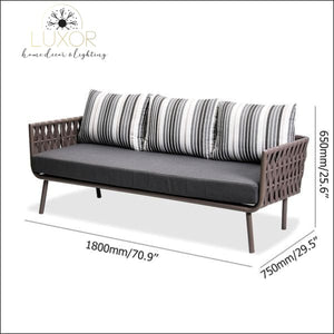 Rope Lux Modern Patio Set - Outdoor Seating