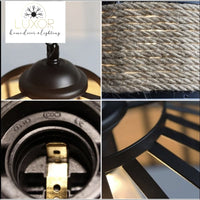 Chandeliers Rope Wicker Chandelier - Luxor Home Decor & Lighting