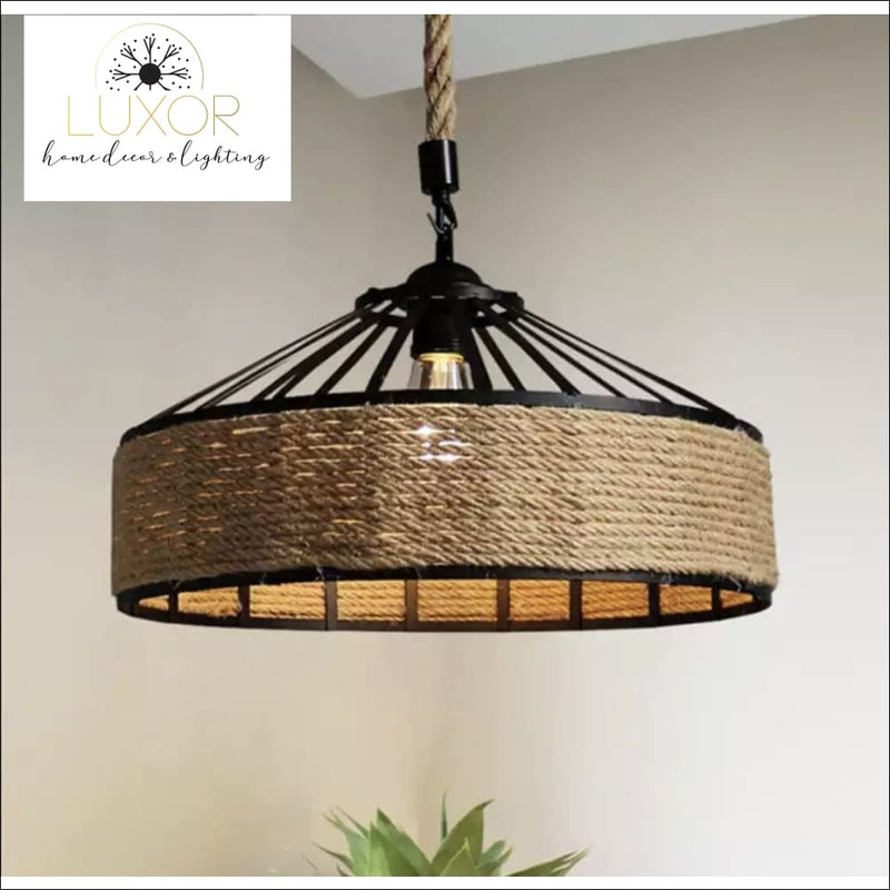 Chandeliers Rope Wicker Chandelier - Luxor Home Decor & Lighting