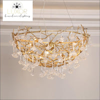 chandeliers Rose Crystal Drop Chandelier - Luxor Home Decor & Lighting