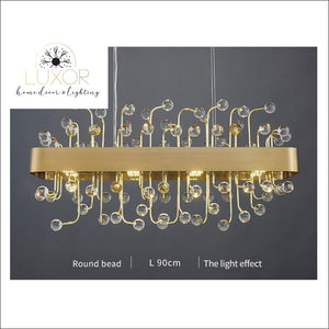 chandeliers Royalton Rectangle Modern Color Crystal Chandelier - Luxor Home Decor & Lighting