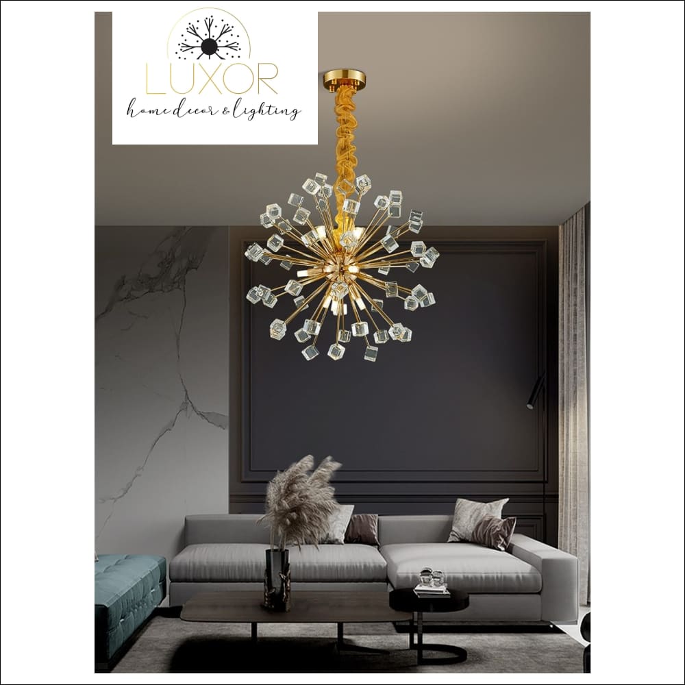 pendant lighting Royalton Round Sparkle Pendant - Luxor Home Decor & Lighting