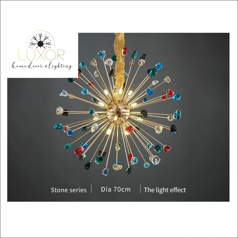 pendant lighting Royalton Round Sparkle Pendant - Luxor Home Decor & Lighting