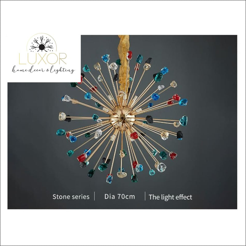 pendant lighting Royalton Round Sparkle Pendant - Luxor Home Decor & Lighting