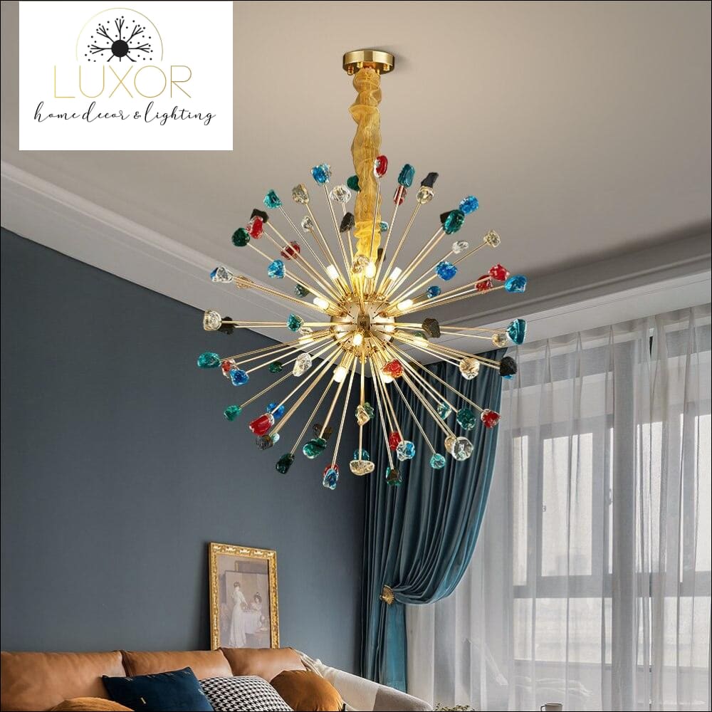 pendant lighting Royalton Round Sparkle Pendant - Luxor Home Decor & Lighting