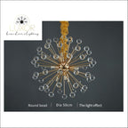 pendant lighting Royalton Round Sparkle Pendant - Luxor Home Decor & Lighting