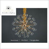 pendant lighting Royalton Round Sparkle Pendant - Luxor Home Decor & Lighting