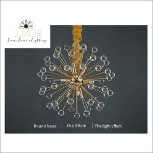 pendant lighting Royalton Round Sparkle Pendant - Luxor Home Decor & Lighting