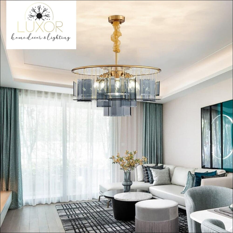 chandeliers Rozu Luxury Crystal Chandelier - Luxor Home Decor & Lighting