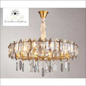 chandeliers Rue Villa Crystal Chandelier - Luxor Home Decor & Lighting