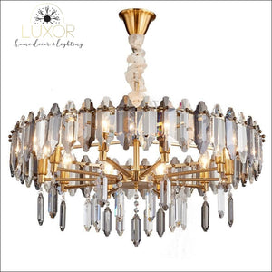 chandeliers Rue Villa Crystal Chandelier - Luxor Home Decor & Lighting