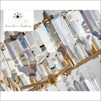 chandeliers Rue Villa Crystal Chandelier - Luxor Home Decor & Lighting