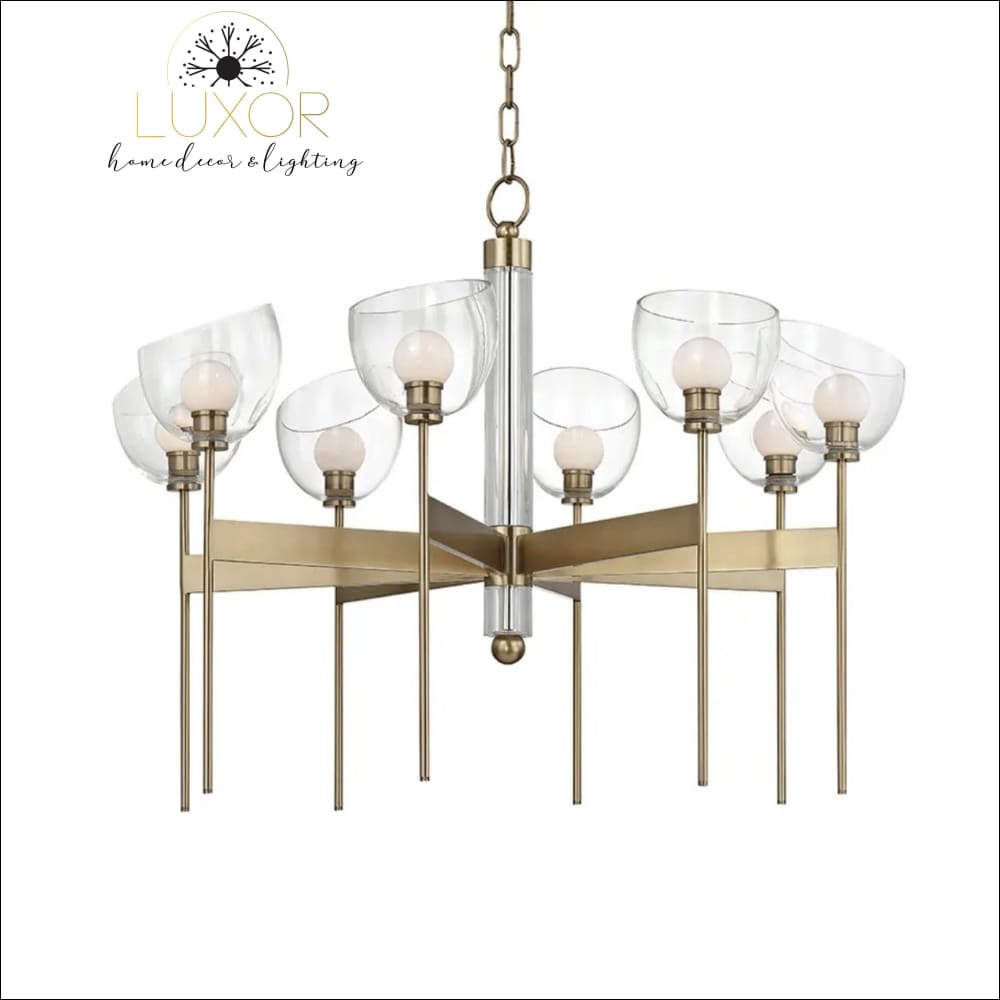 chandeliers Salem 6 - Light Shaded Wagon Wheel Chandelier - Luxor Home Decor & Lighting