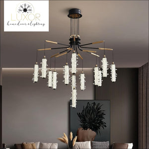 chandeliers Salini Modern Crystal Chandelier - Luxor Home Decor & Lighting